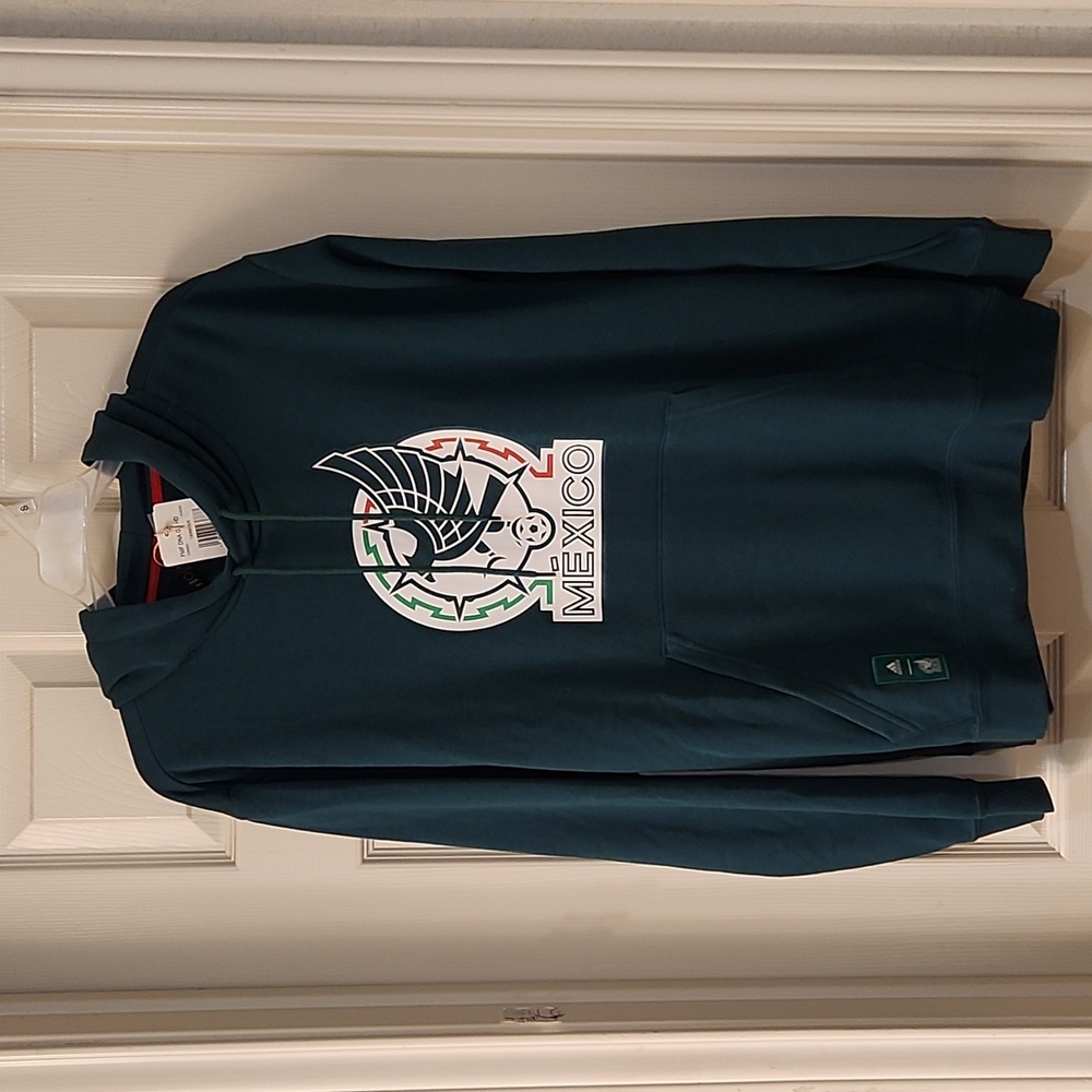 Adidas Men's Green Mexico Hoodie Size Large NWT